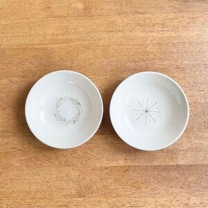 VINTAGE | Fortune Homer Laughlin MCM Atomic Small Serving Dishes 50s USA 5.25"